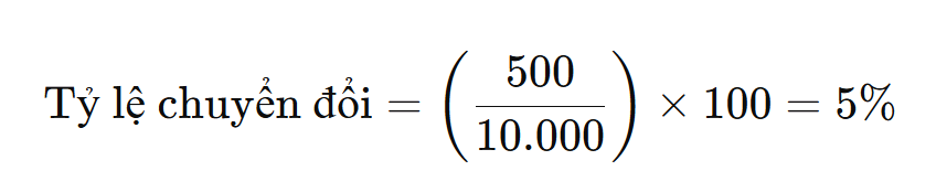 áp dụng công thức tính CRO