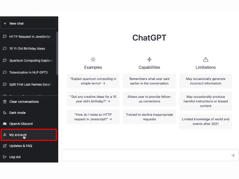 Cách hủy đăng ký ChatGPT Plus bước 2