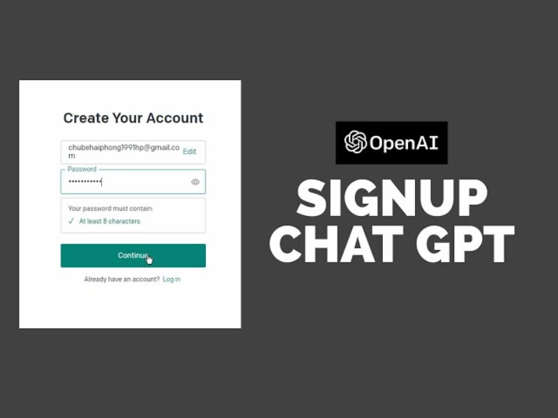 Cách tạo tài khoản ChatGPT bước 4