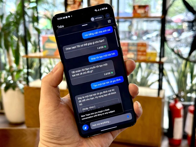 Ứng dụng của Bing AI năm 2025