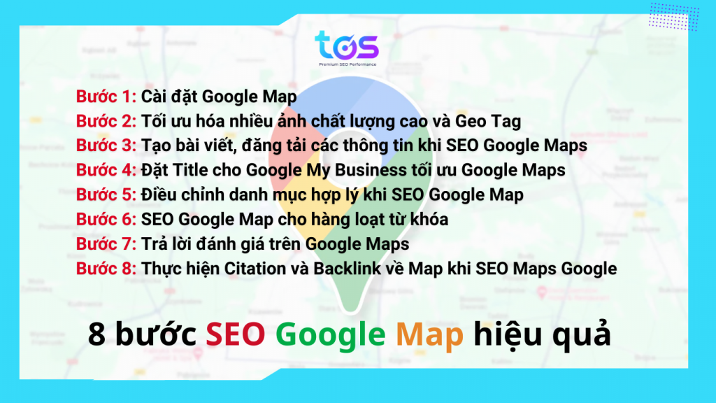 8 cách seo google map