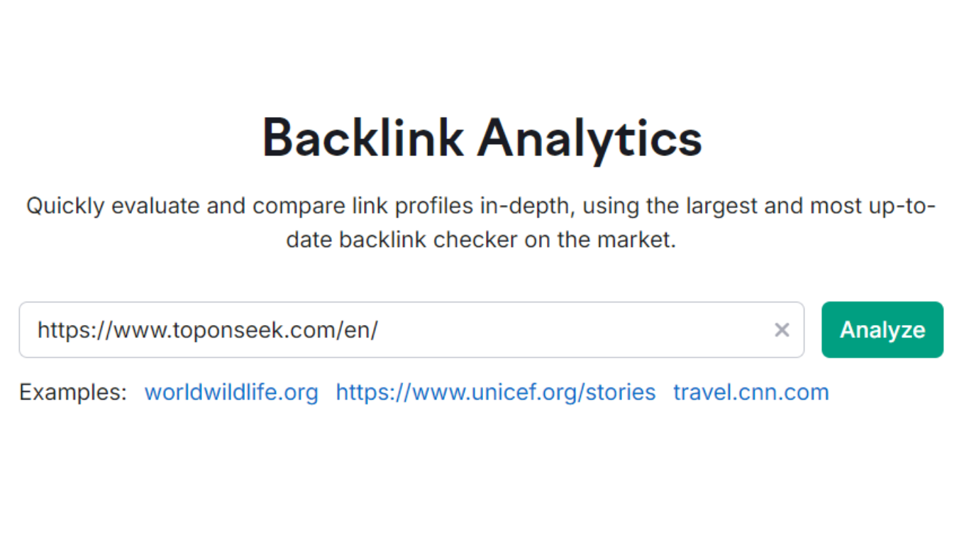 Kiểm tra backlink của đối thủ
