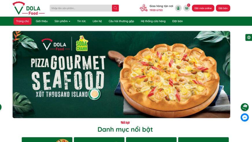 giao diện web bán hàng đẹp