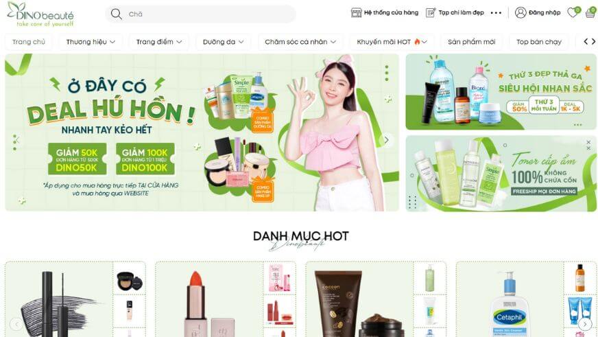 giao diện website bán hàng