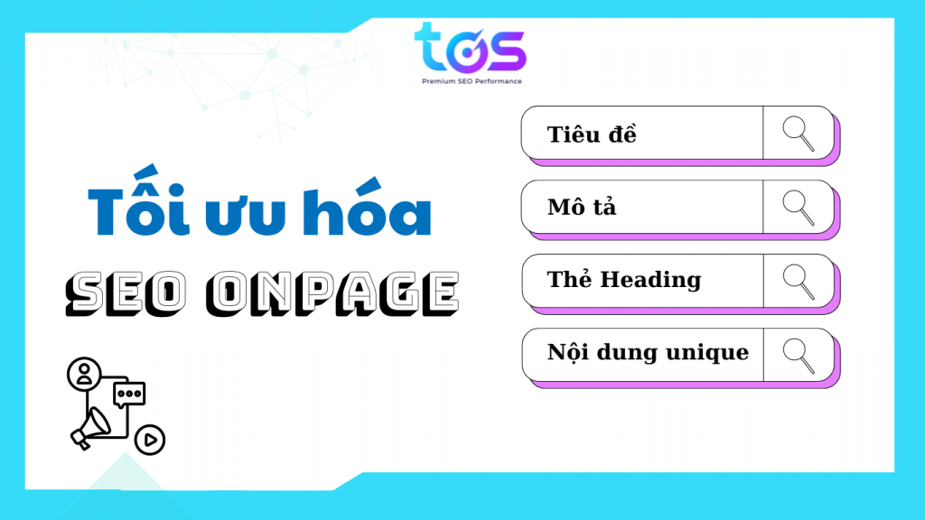 các hoạt động tối ưu SEO nội thất Onpage