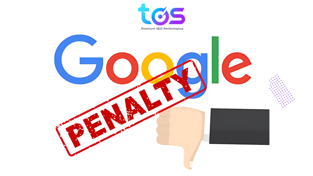 Website bị Google phạt 