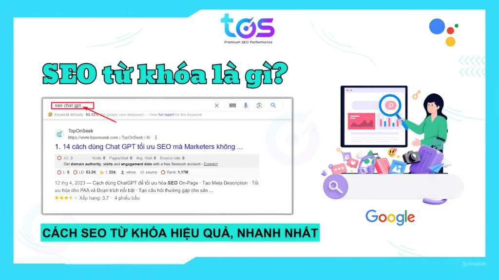 cách seo từ khóa lên top google