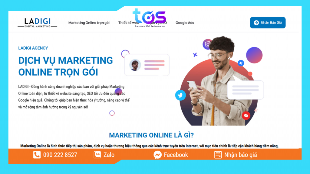 Logo công ty SEO LADIGI - công ty Digital Marketing hiệu quả cho các thương hiệu