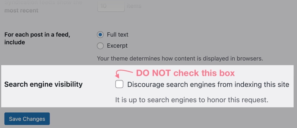 Đảm bảo Website của bạn được Index khi SEO WordPress
