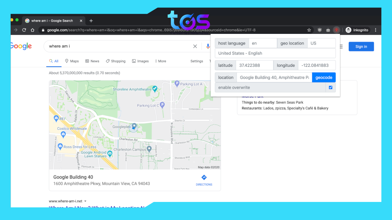 Google Location Changer - Công cụ SEO thay đổi địa điểm tìm kiếm