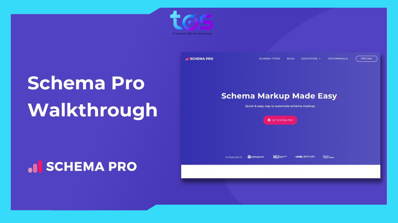 Schema Pro - Plugin SEO WordPress tốt nhất để đánh dấu trang web