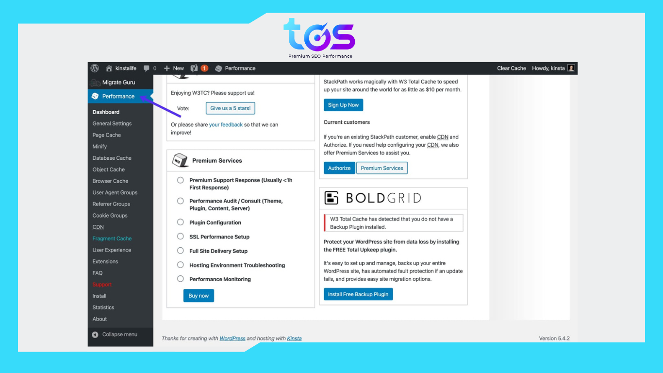 W3 Total Cache PLUGIN 