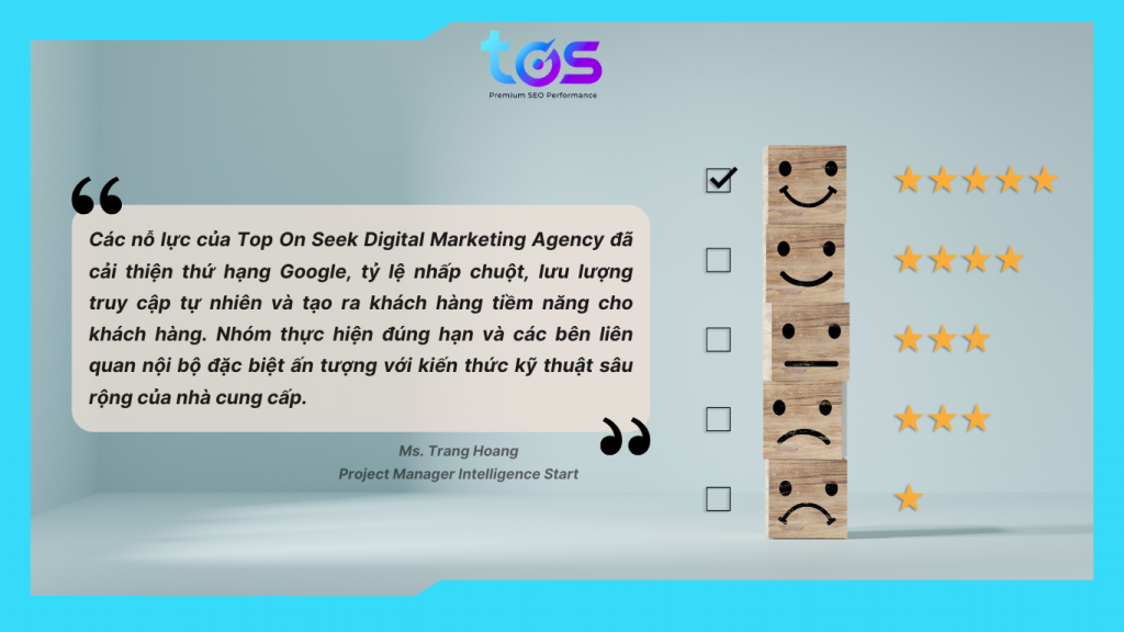 feed back của khách hàng về agency dịch vụ seo