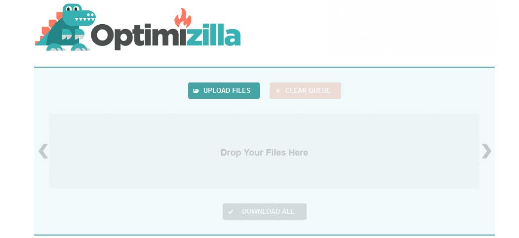 giảm kích thước ảnh bằng Optimizilla
