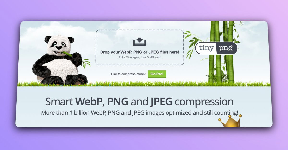 giảm kích thước ảnh bằng TinyPNG