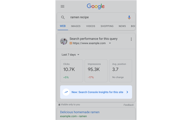 Cách để tận dụng Search Console Insight