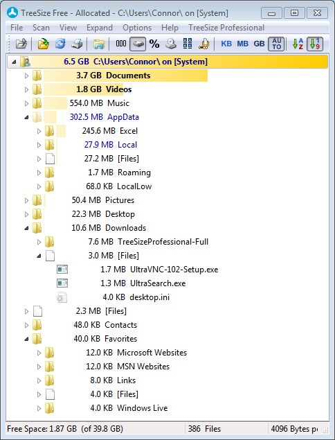 cách tải và link dowload treesize free