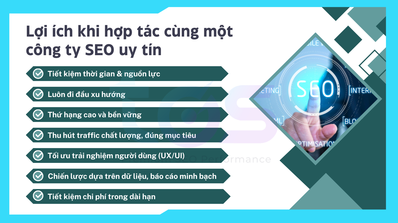 Lợi ích khi hợp tác cùng một công ty SEO lớn