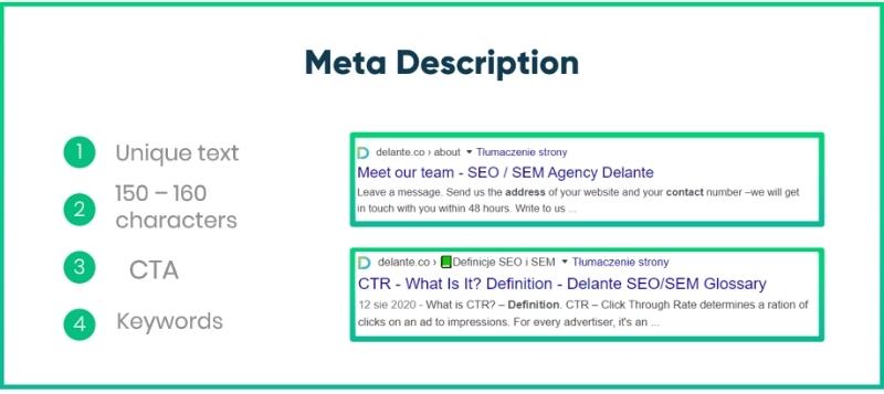 Meta Description chuẩn trong viết blog