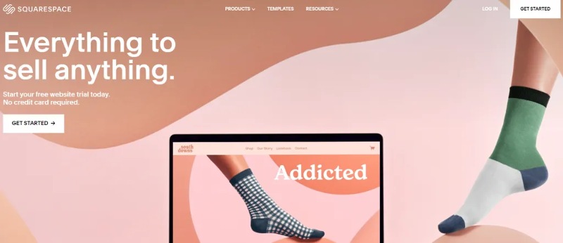 nền tảng viết blog squarespace
