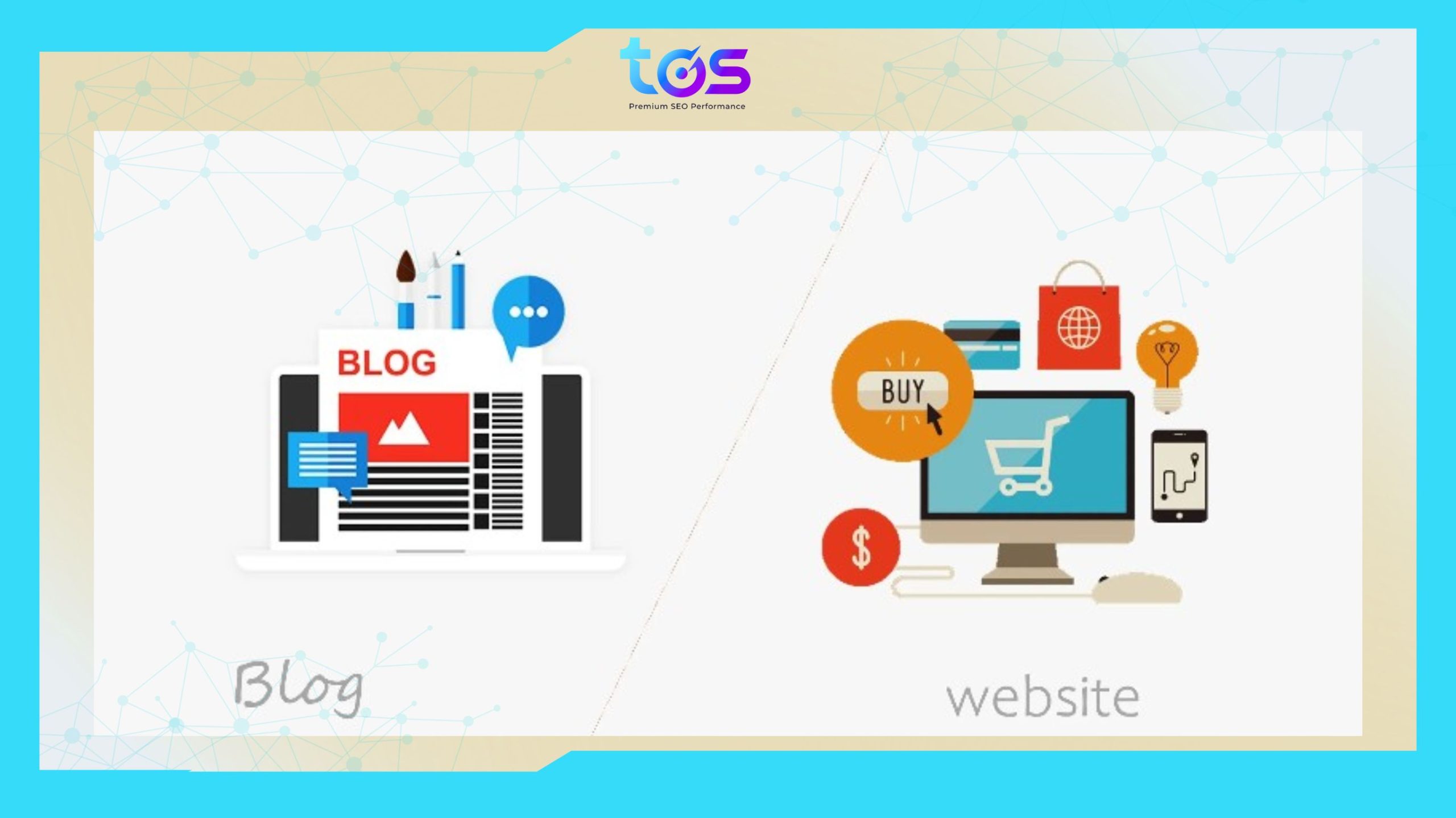 Sự khác biệt giữa blog và website